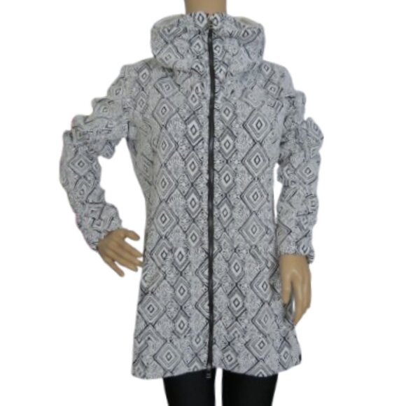 Tonia Debellis Geometric Print Zip Jacket - Picture 3 of 8